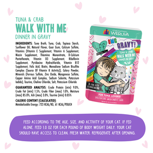 3155-810192813117 BFF OMG Gravy Tuna & Crab Walk With Me 3oz Pouch