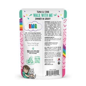 3155-810192813117 BFF OMG Gravy Tuna & Crab Walk With Me 3oz Pouch