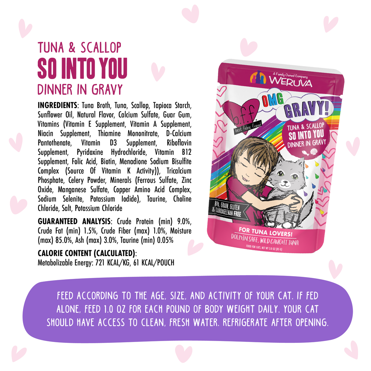 3162-810192813124 BFF OMG Gravy Tuna & Scallop So Into You 3oz Pouch