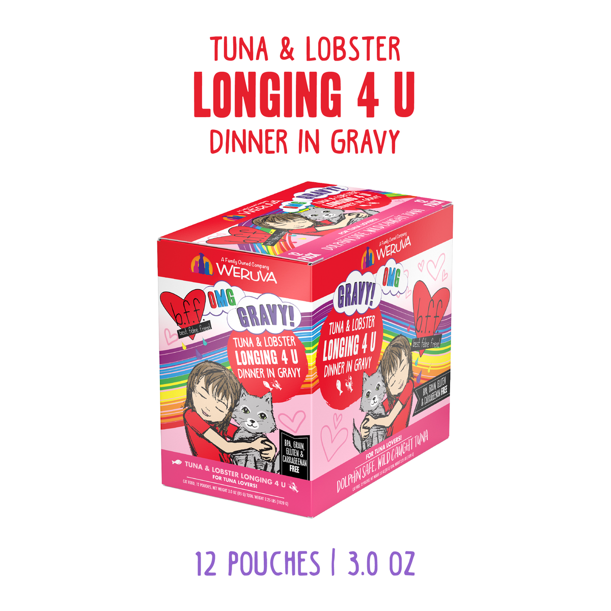 3179-810192813131 BFF OMG Gravy Tuna & Lobster Longing 4 U 3oz Pouch