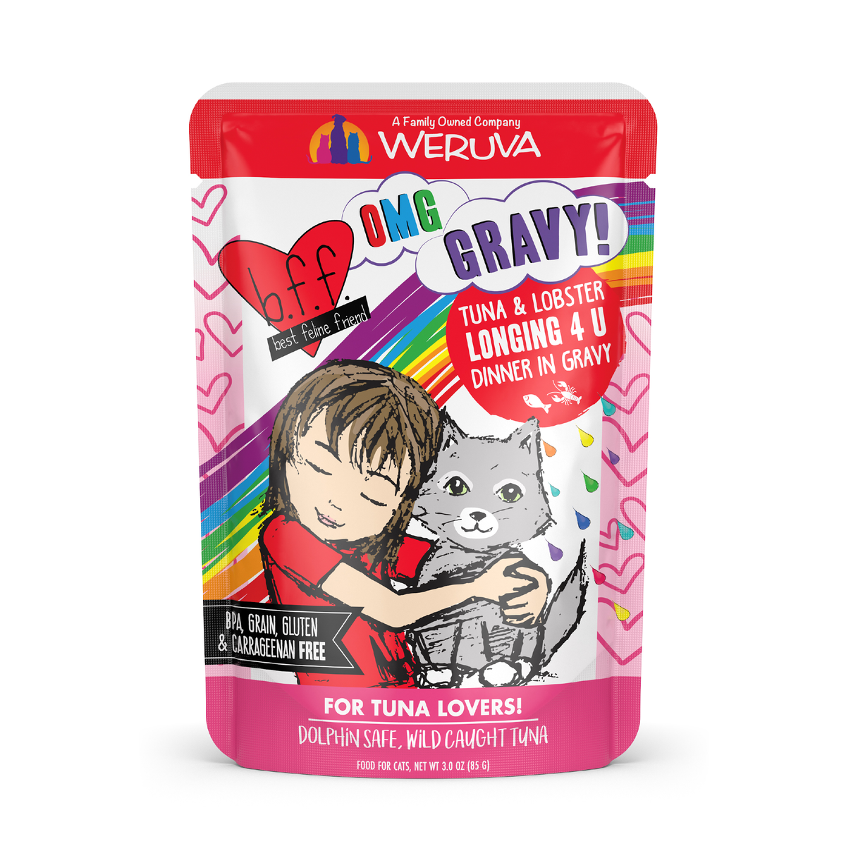3179-810192813131 BFF OMG Gravy Tuna & Lobster Longing 4 U 3oz Pouch