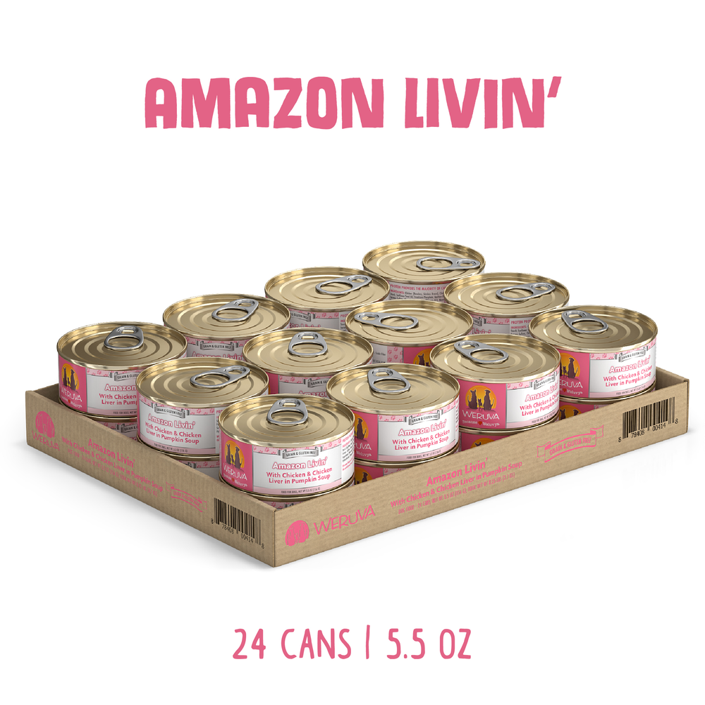 4148-878408003141 Amazon Livin' 5.5oz Dog Can