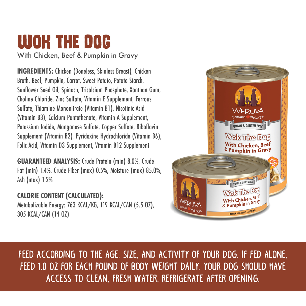 4179-878408003172 Wok the Dog 5.5oz Can