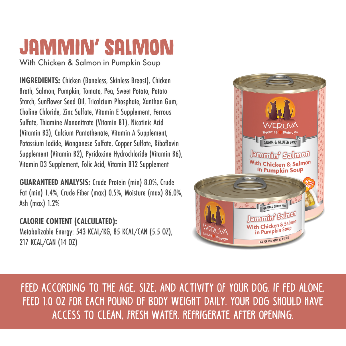 4391-878408004452 Jammin Salmon 5.5oz Can