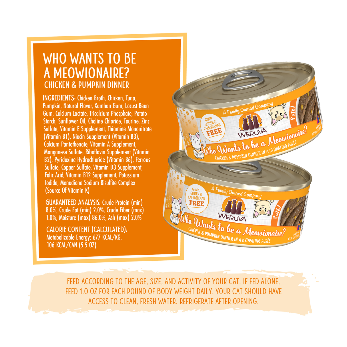 4403-813778018210 Who Wants To Be A Meowionaire 5.5oz Can