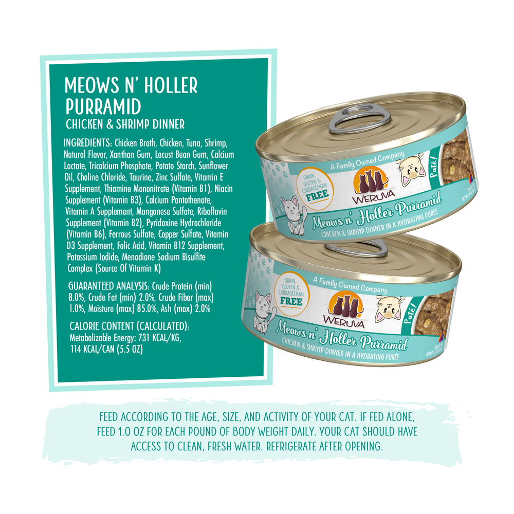 4434-813778018241 Meows n' Holler 5.5oz Can