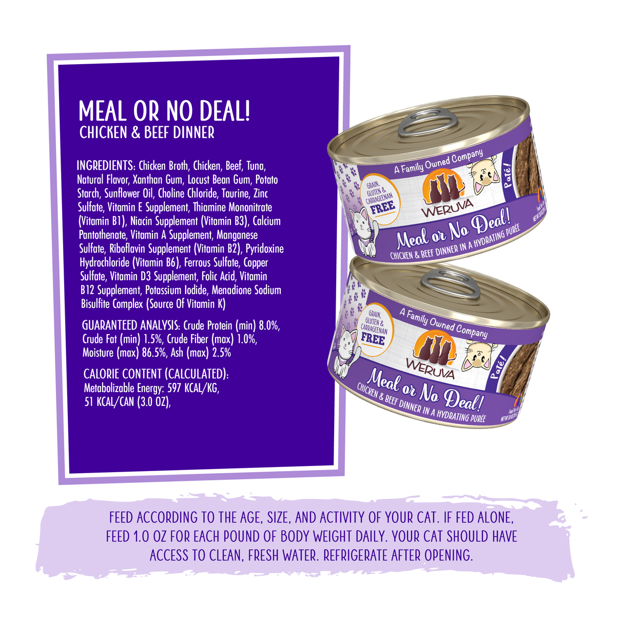 4472-813778018364 Meal Or No Deal 3.0oz Can