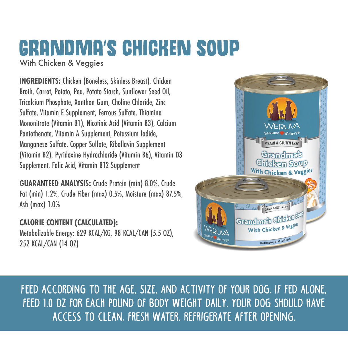 4513-878408004568 Grandma's Chicken Soup 14oz Can