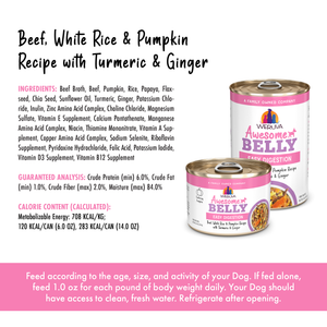5563-810028245389 Awesome Belly Beef, Rice & Pumpkin 6.0 oz