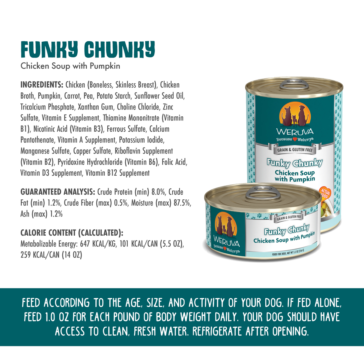 6135-878408005138 Funky Chunky 14oz Can