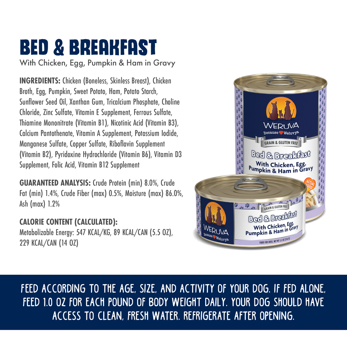 6227-878408005220 Bed & Breakfast 14oz Can