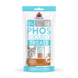 A pouch of Weruva Wx Lickable Chicken Cat Treats for cats, featuring a cat image and labeled Chicken Formula in a Hydrating Purée. Each pack contains five lickable, high-quality protein treats.