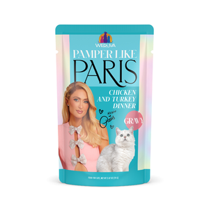 7536-810028247413 Pamper Like Paris Chicken & Turkey 2.47oz Pouch