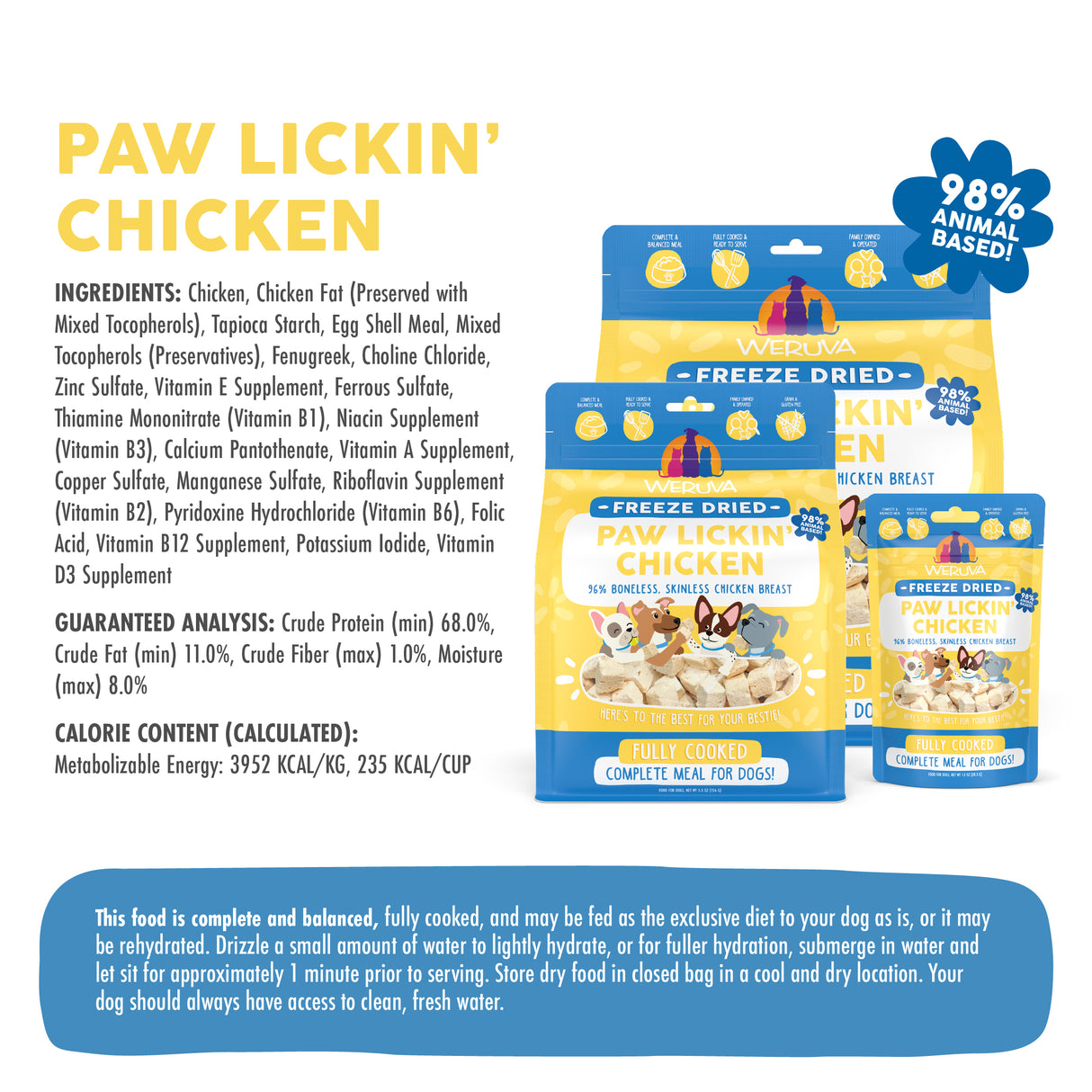 Paw Lickin Chicken Freeze Dried