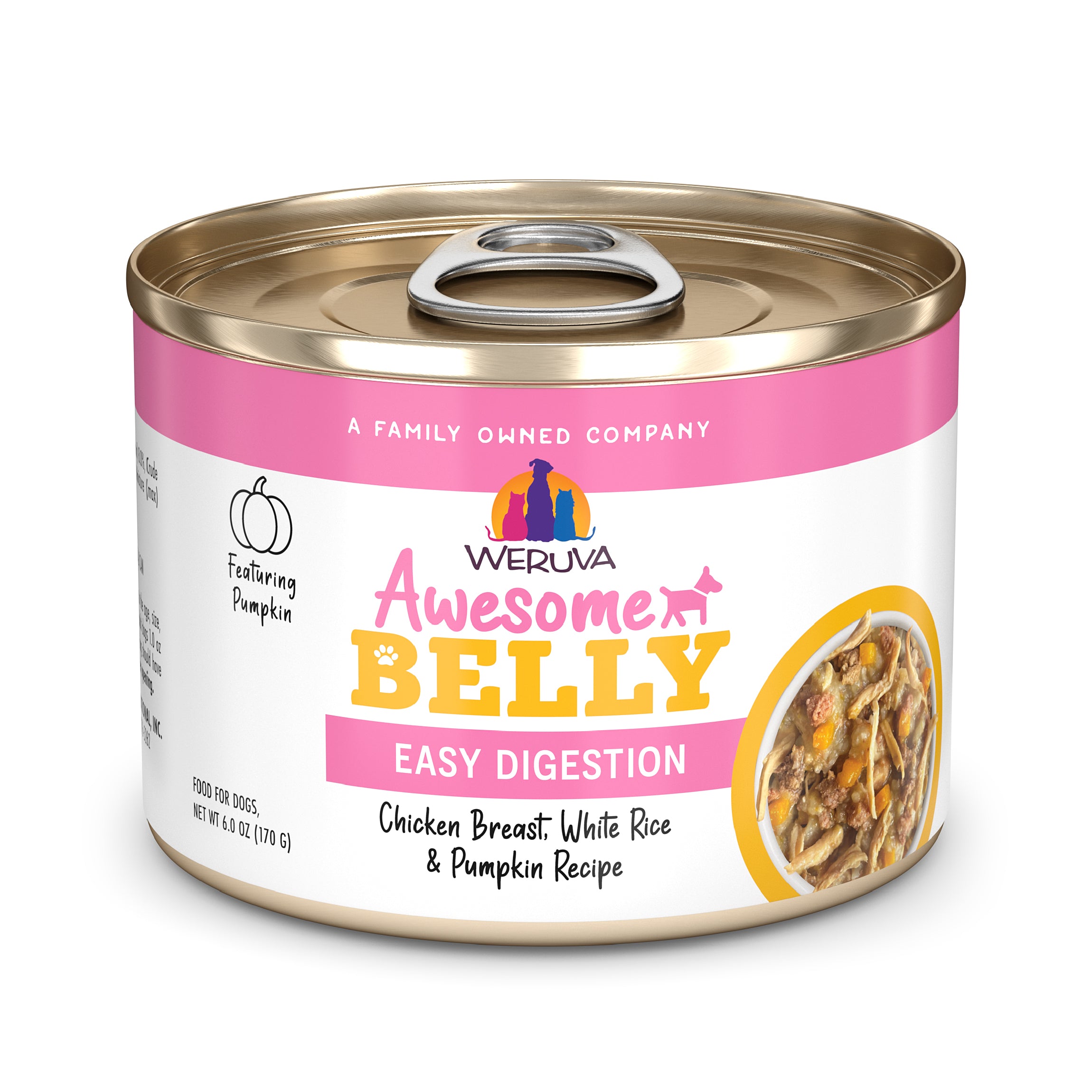 Weruva Awesome Belly Chicken Rice Wet Dog Food For Easy Digestion