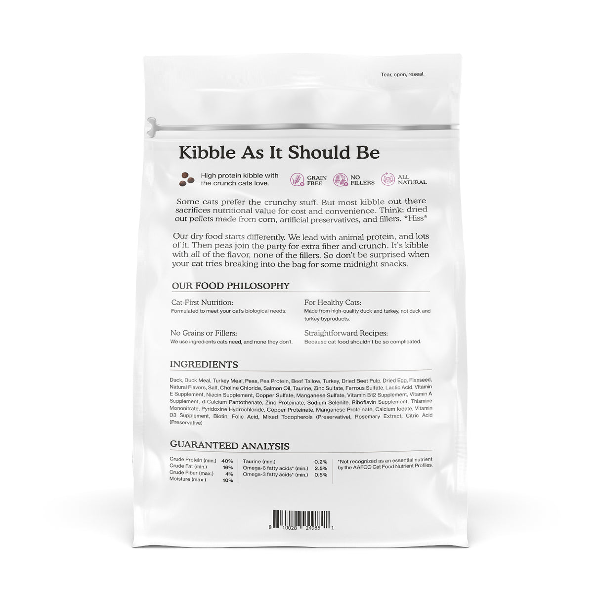 Duck & Turkey Dry Food