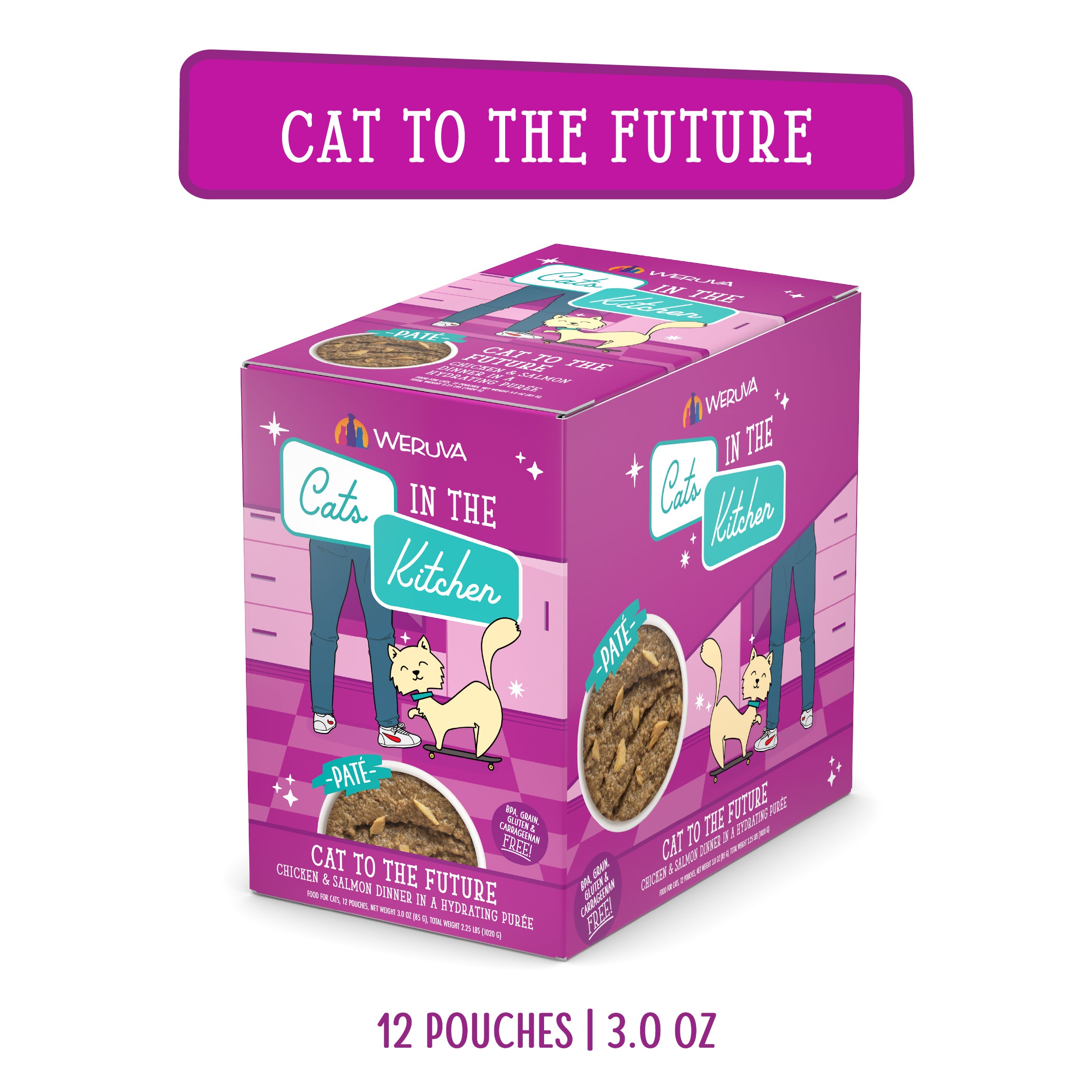 Weruva Cats in the Kitchen Cat To The Future Paté Wet Cat Food Pouch
