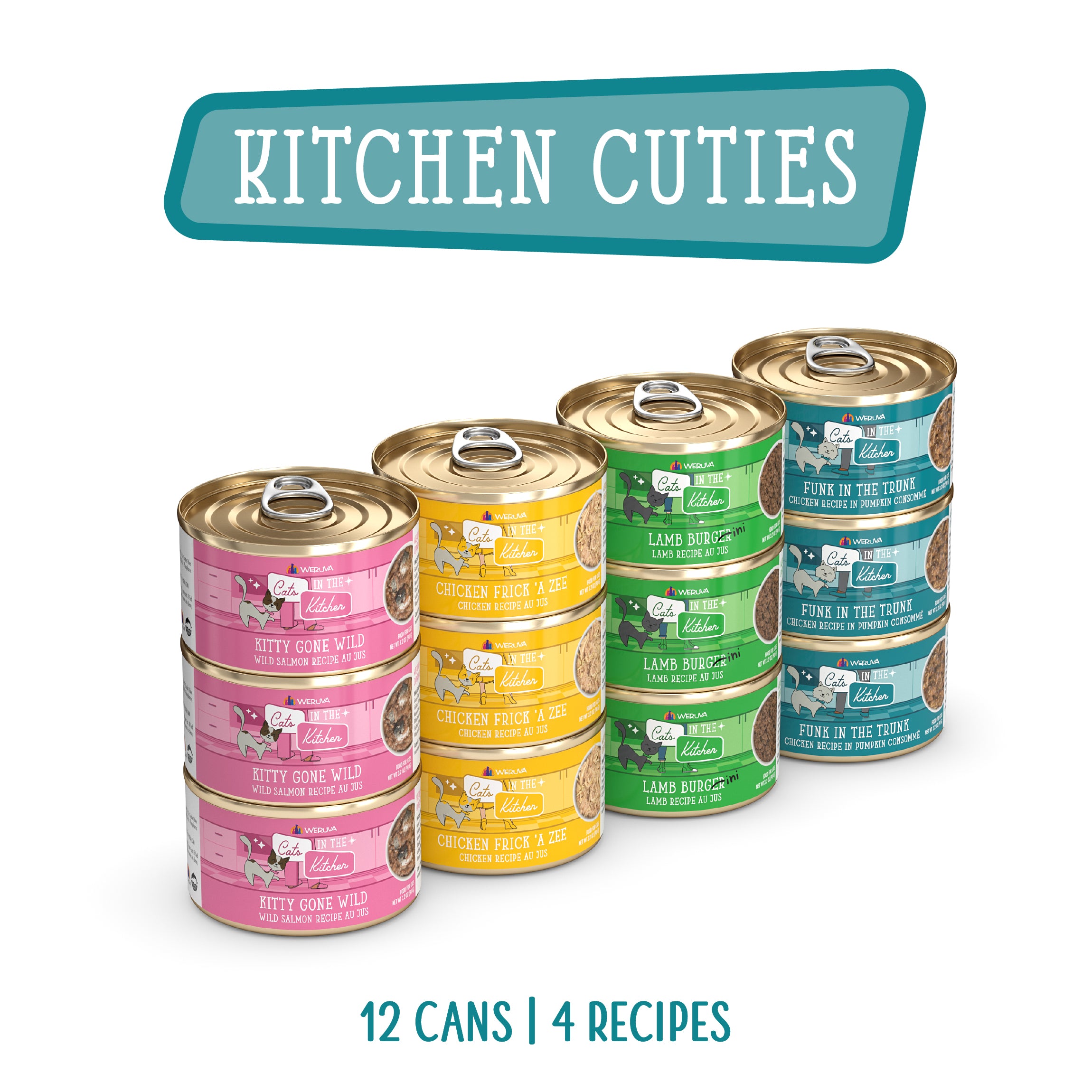 Weruva Cats in the Kitchen Kitchen Cuties Variety Pack Wet Cat Food
