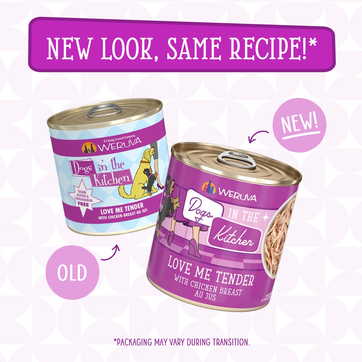 Weruva Dogs in the Kitchen Love Me Tender Grain Free Chicken Breast Canned Dog Food Weruva Dogs in the Kitchen Love Me Tender Grain Free Chicken Breast Canned Dog Food