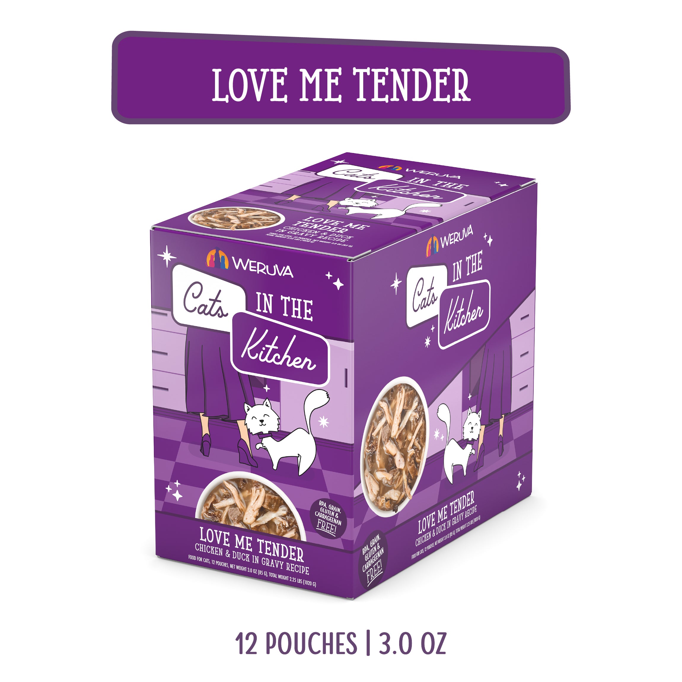 Weruva Cats in the Kitchen Love Me Tender in Gravy Wet Cat Food Pouch