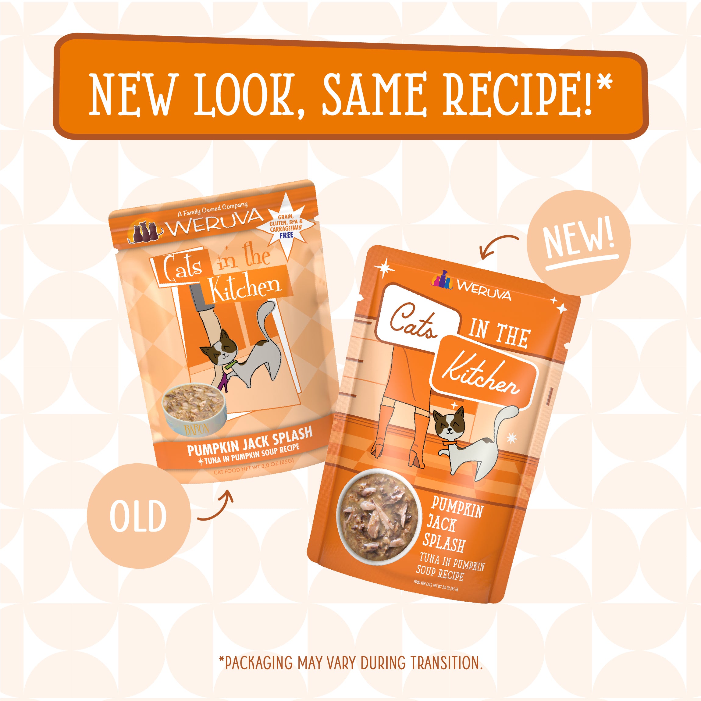 Weruva Cats in the Kitchen Pumpkin Jack Splash Wet Cat Food Pouch