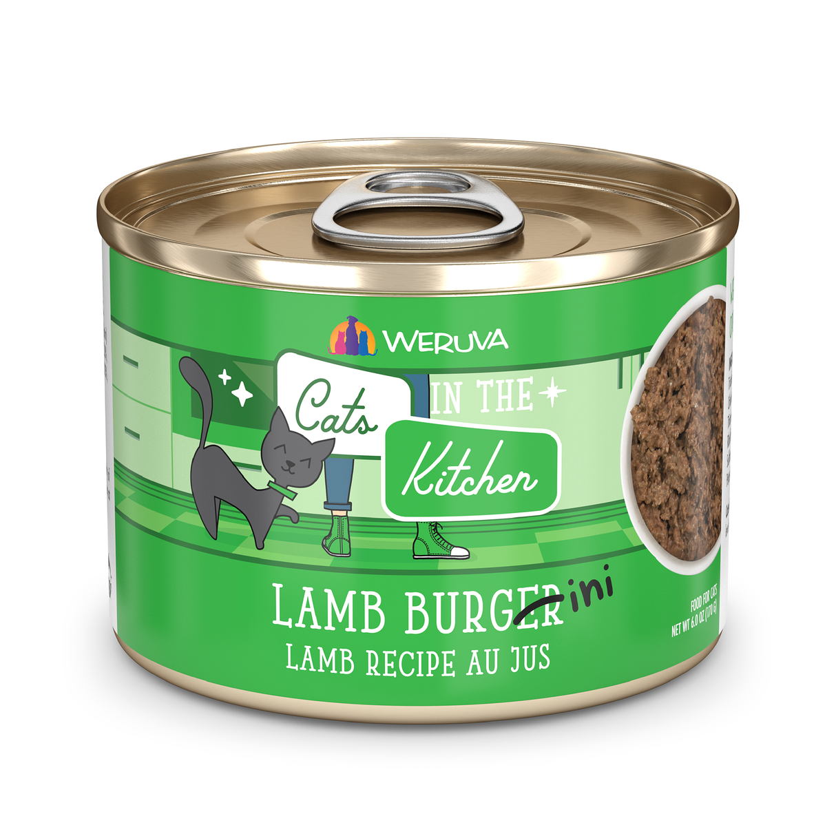 8863-878408008788 Lamb Burgerini 6.0oz Can