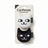 The Weruva Cat Person Bonded Pair Catnip Toy includes two plush cat toys, one white and one black, with embroidered faces and “Cat Person” tags—perfect for interactive play with your feline friend.