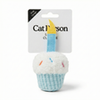 The Weruva Cat Person Little Cupcake Catnip Cat Toy delights your cat with a plush cupcake design and enticing catnip for hours of entertainment.