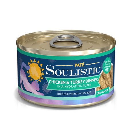 S0071-813778019798 Soulistic Paté Chicken & Turkey 2.8oz Can