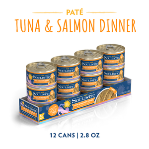 S0074-813778019828 Soulistic Paté Tuna & Salmon 2.8oz Can