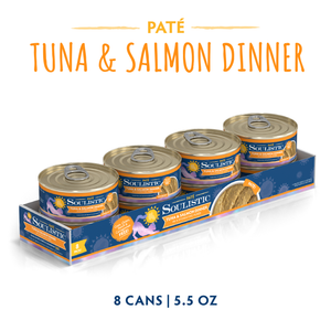 S0080-810028240636 Soulistic Paté Tuna & Salmon 5.5oz Can