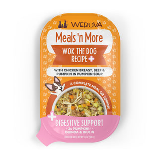 a package of food for a dog