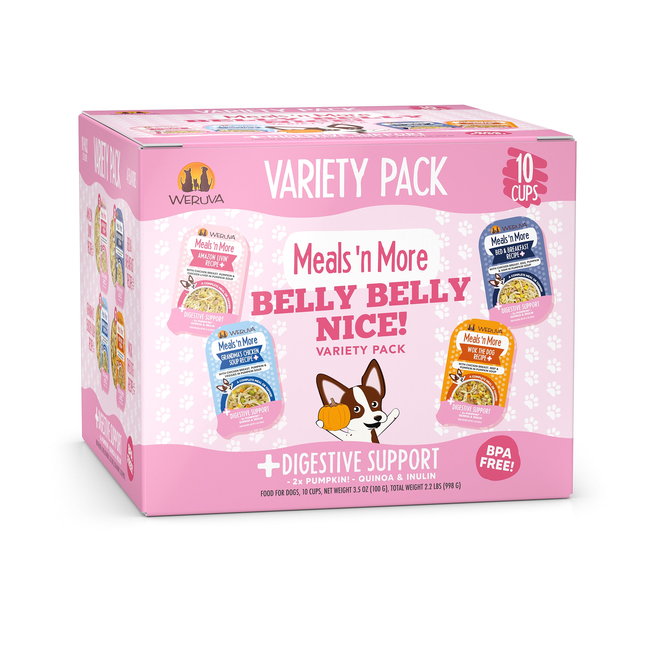Weruva Meals 'n More Digestive Support - Belly Belly Nice! Variety Pack