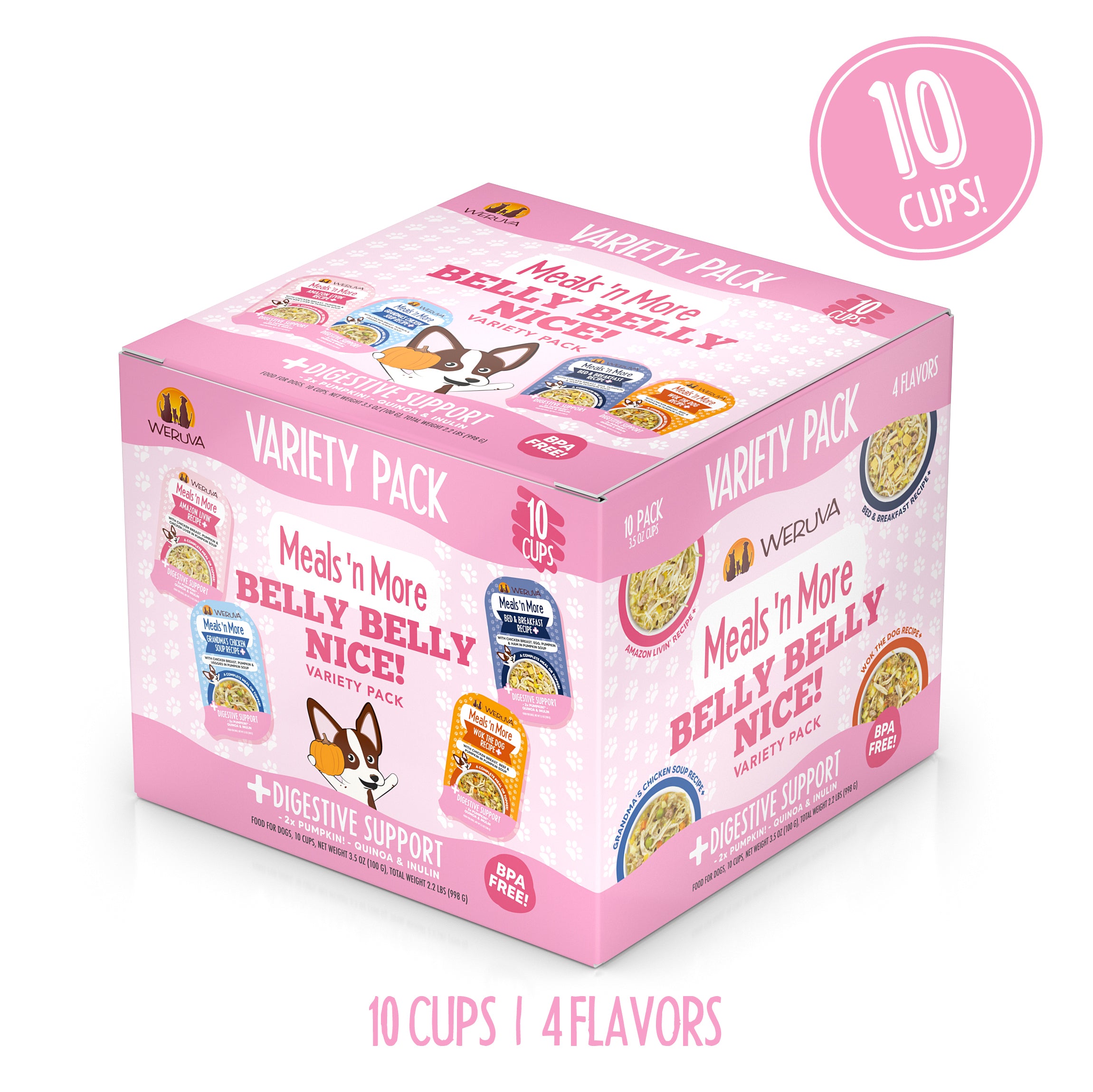 Weruva Meals 'n More Digestive Support Belly Belly Nice! Variety Pack