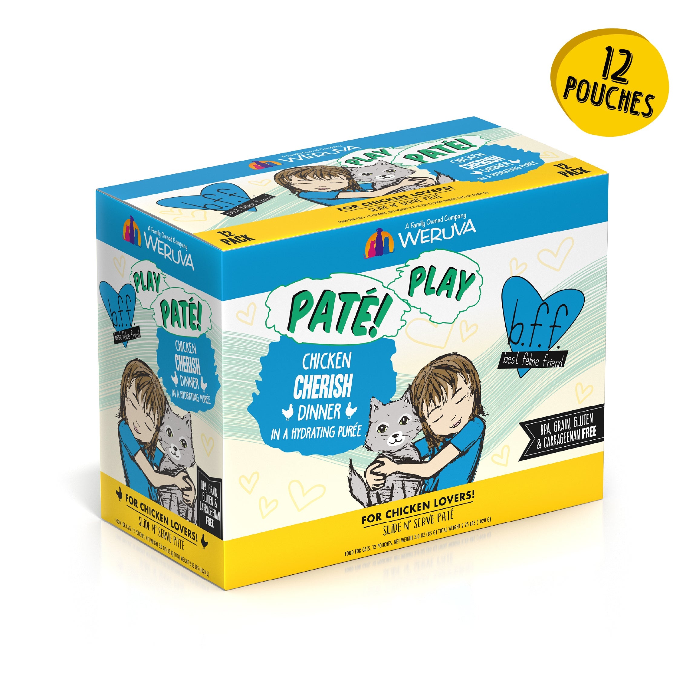 Weruva BFF PLAY Pate Chicken Cherish Wet Cat Food