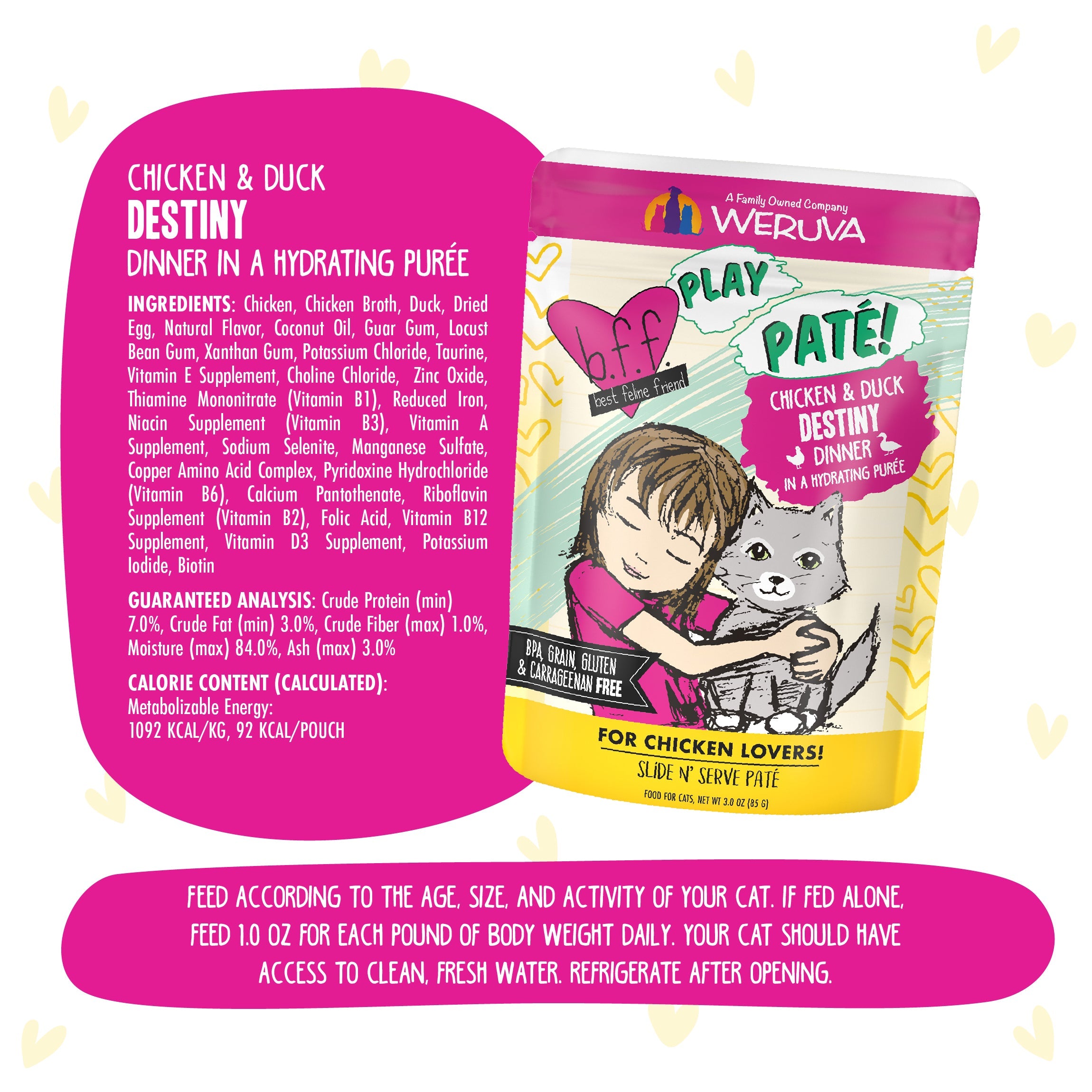 【Raviさま専用】WudgeBoy duck foodie Weruva BFF PLAY Paté Chicken & Duck Destiny Wet Cat Food