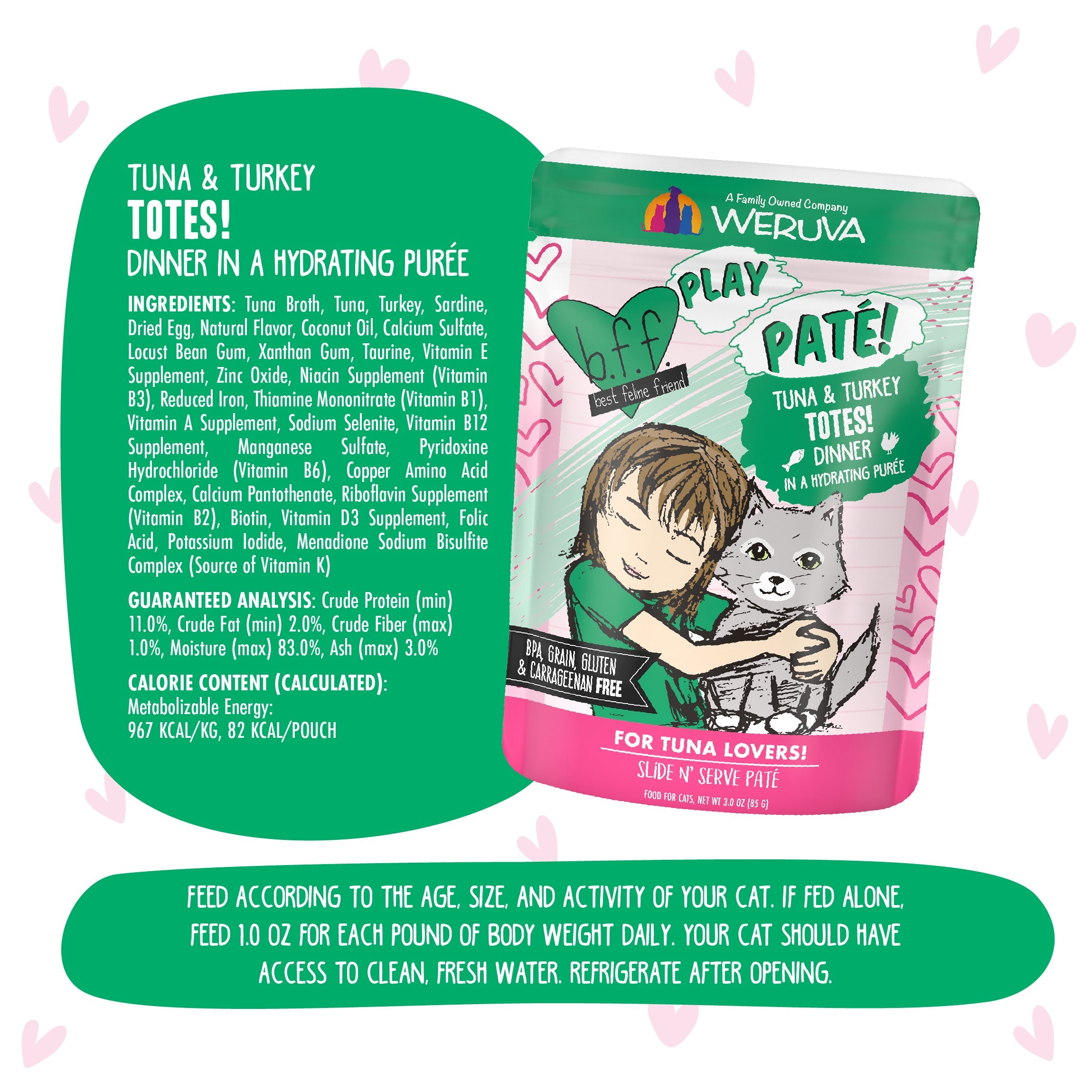 BFF PLAY Pate Tuna Turkey Totes Weruva