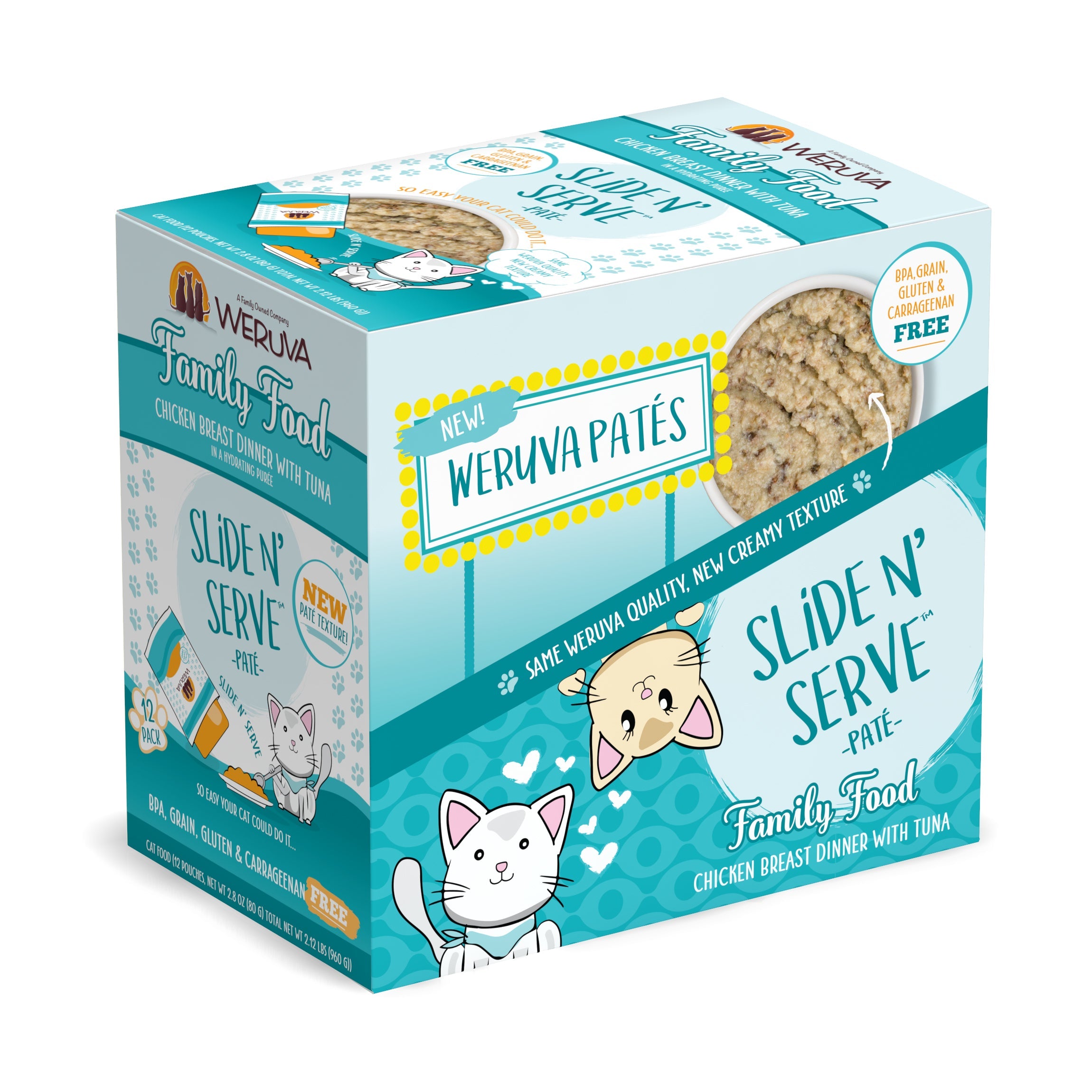 Weruva Cat Slide N Serve Pat Family Food