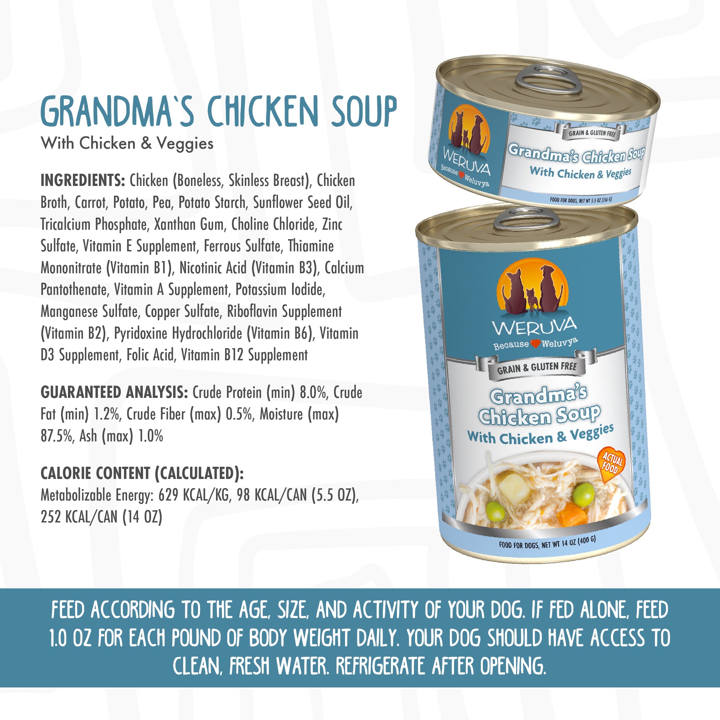 Weruva Classic Dog Grandma s Chicken Soup