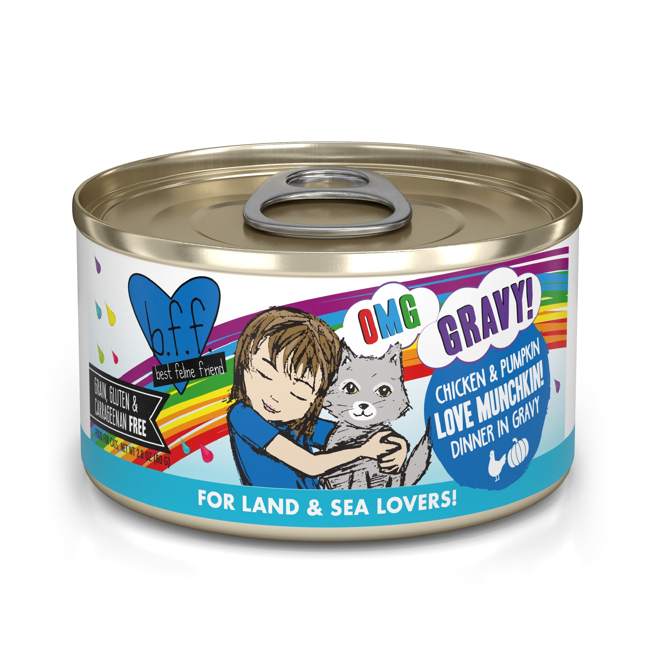 Weruva BFF OMG Gravy Chicken & Pumpkin Love Munchkin Wet Cat Food