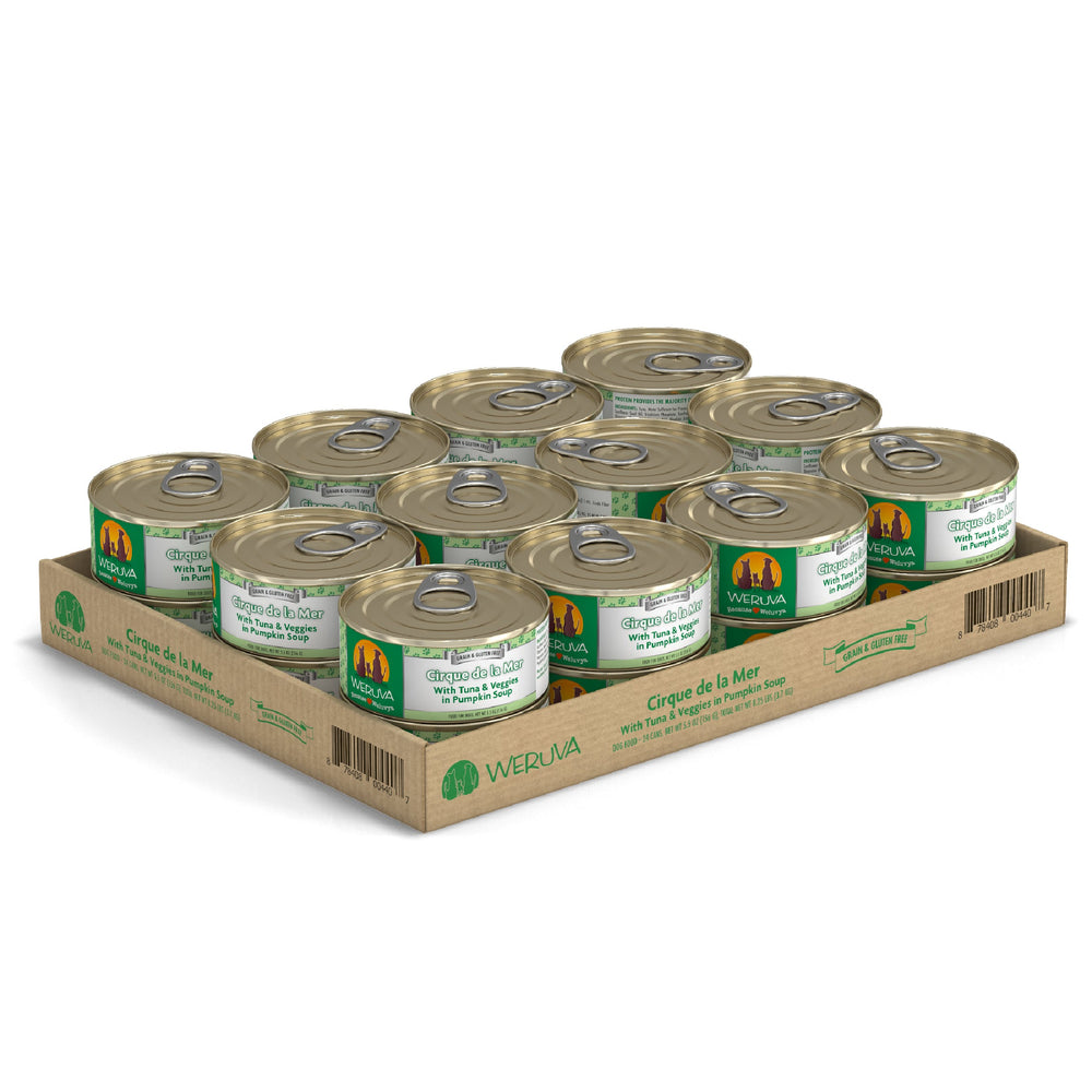 Weruva Cirque de la Mer with Tuna & Veggies in Pumpkin Soup Canned Dog Food