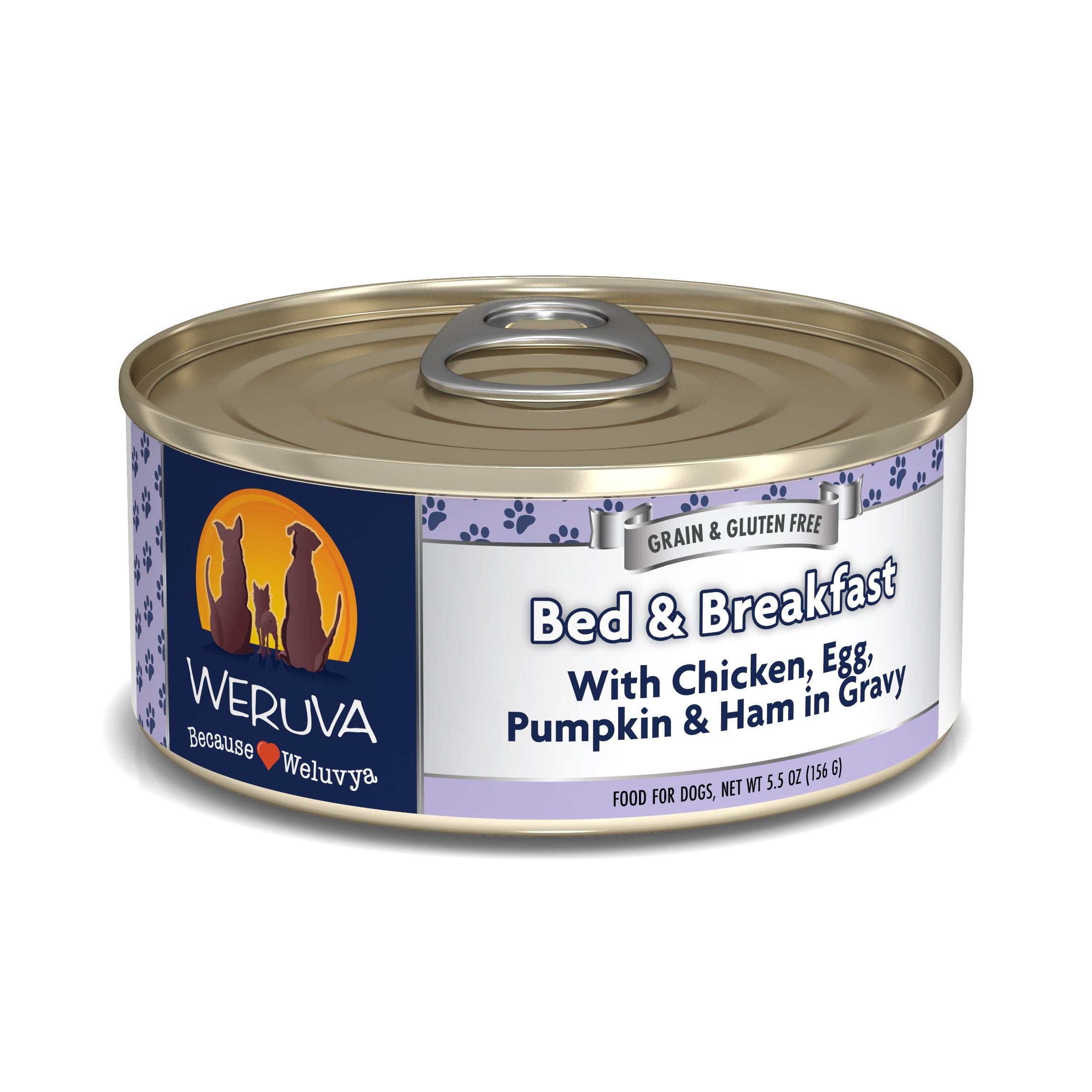 Weruva bed and breakfast dog food top