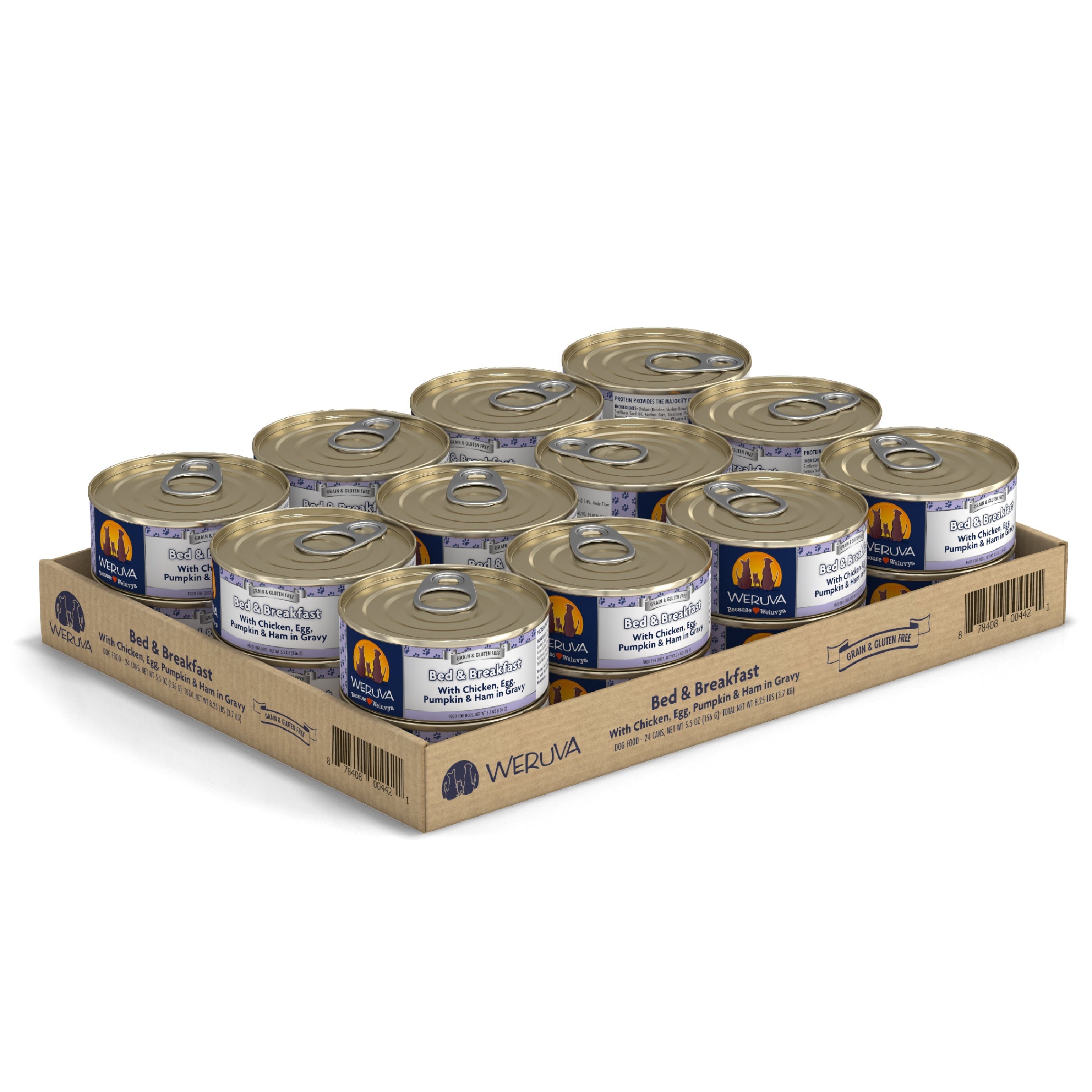 Weruva bed and breakfast dog food top