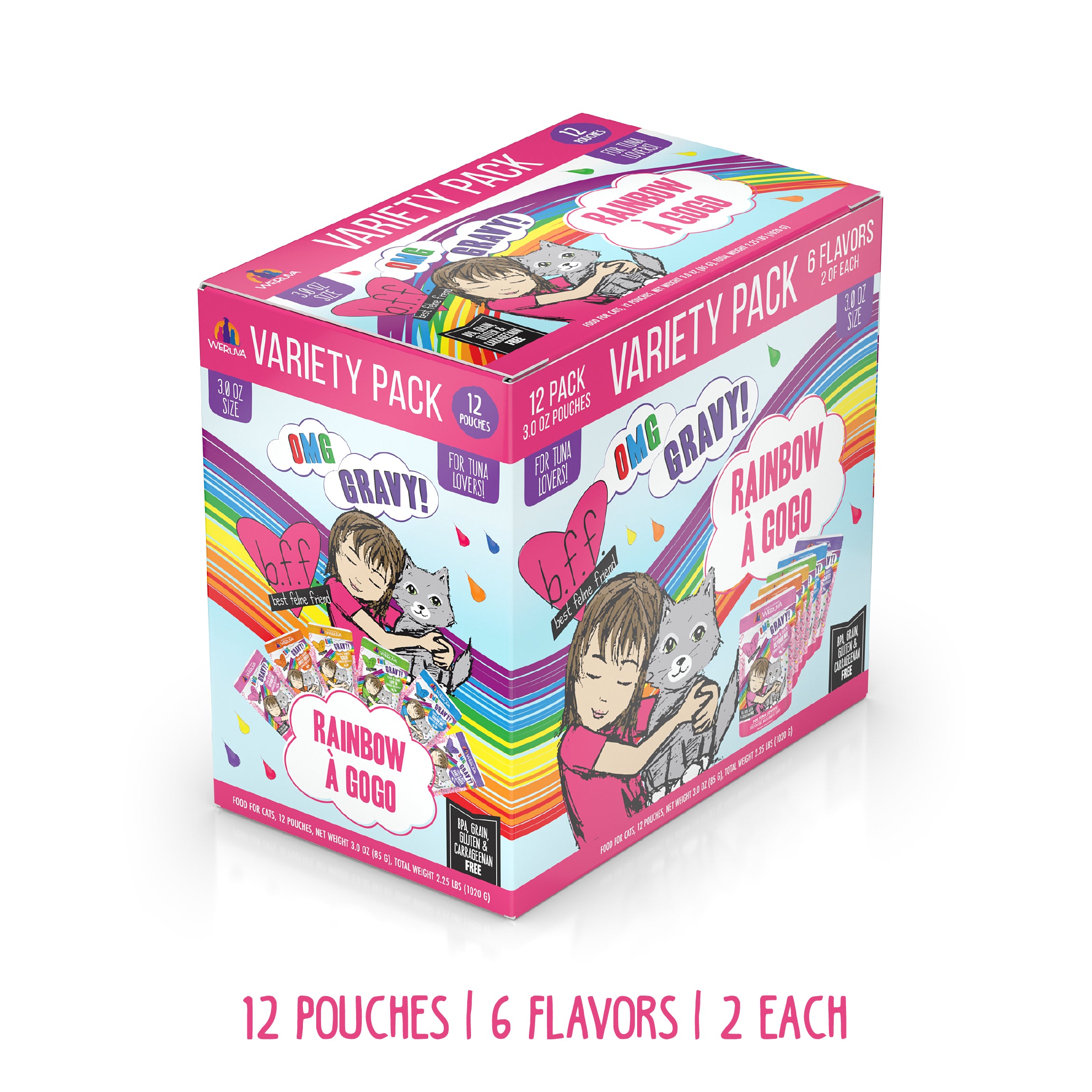 Bff omg hot sale cat food pouches