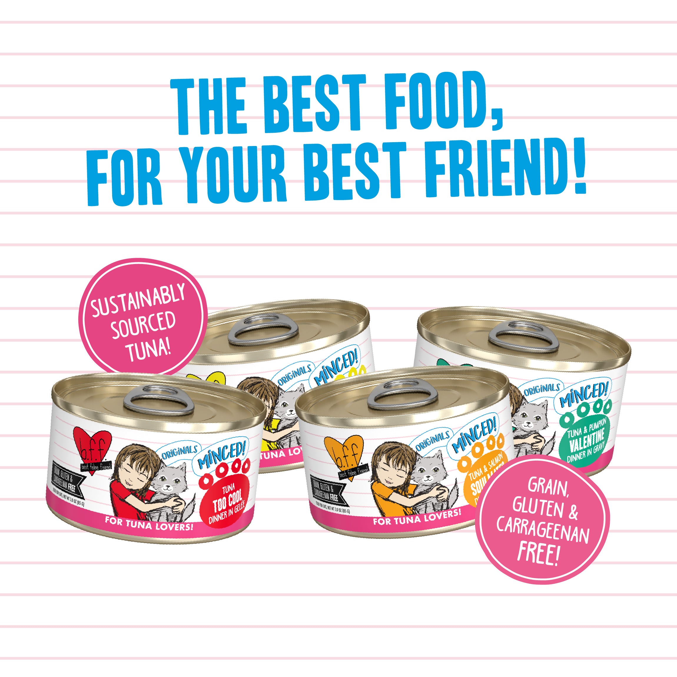 Weruva BFF Minced Batch O Besties Variety Pack Canned Wet Cat Food