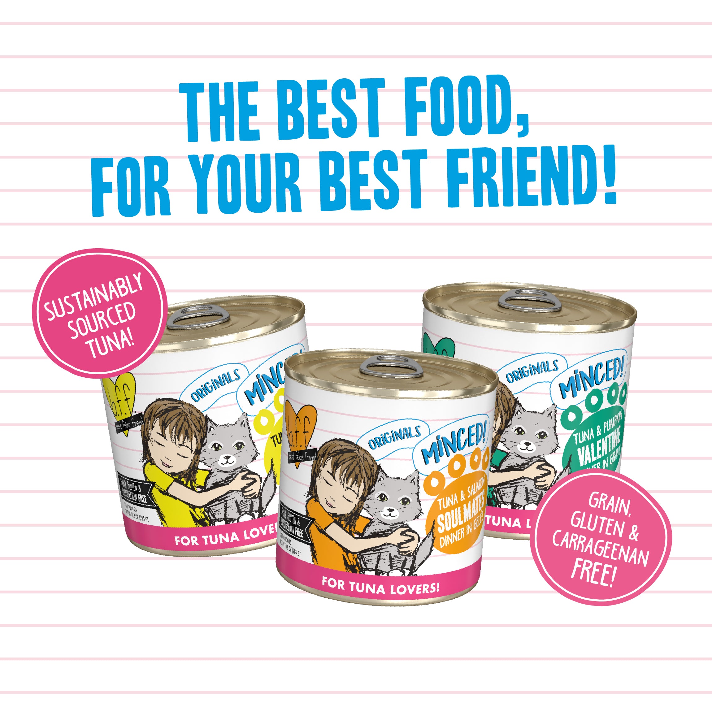 Weruva BFF Minced Big Feline Feast Variety Pack Canned Wet Cat Food
